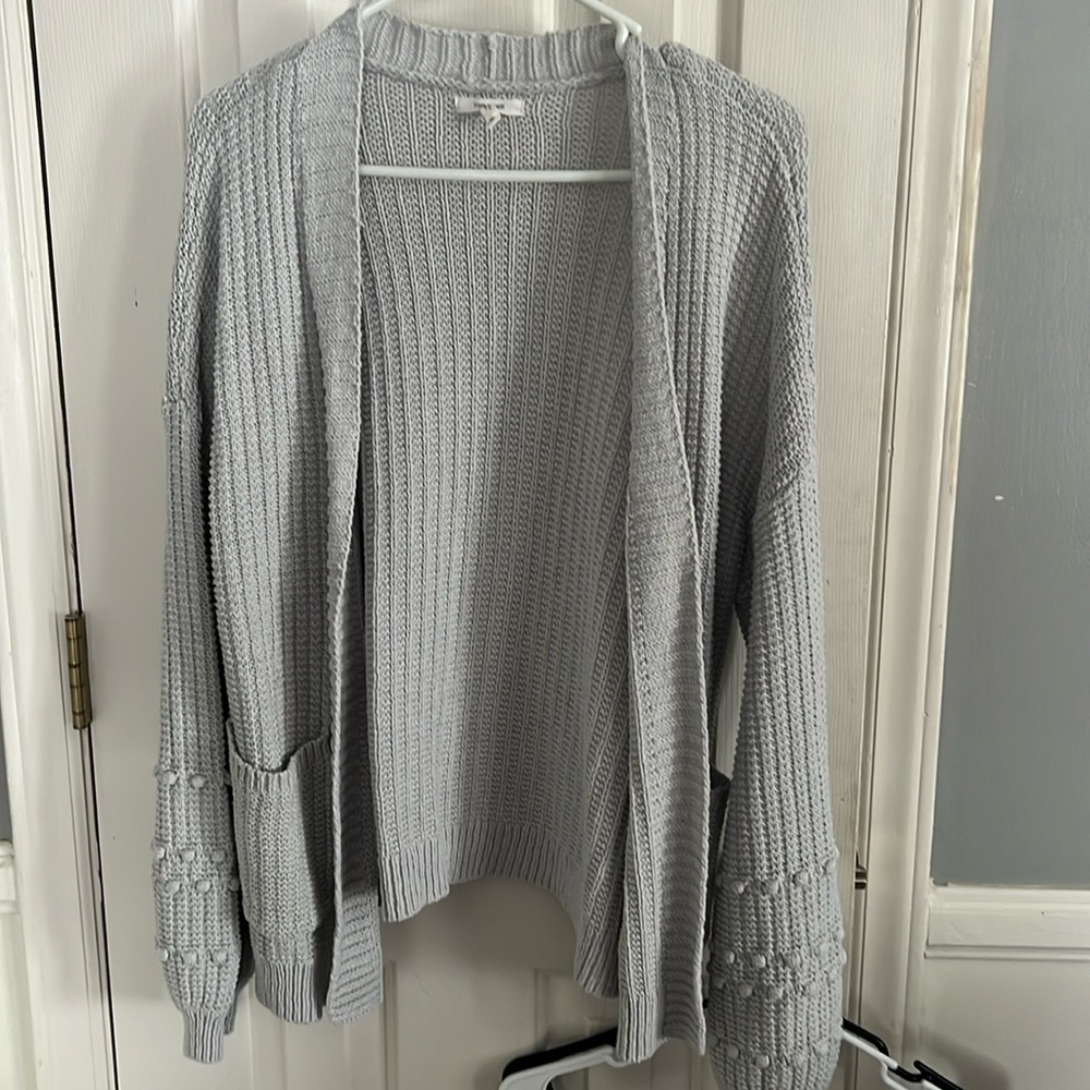 Open front sweater